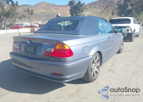 2001 BMW 325Ci from USA, damaged, VIN WBABS33411JY58251